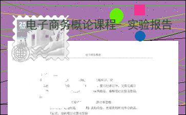 电子商务专业实验课总结